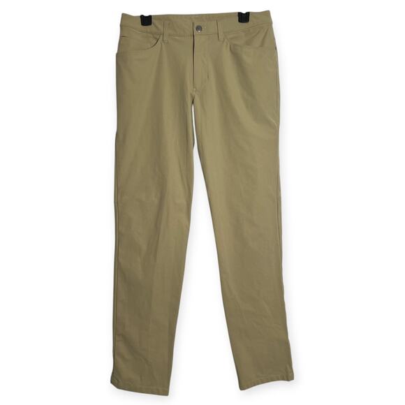 Lululemon ABC 5- Pocket Pant Classic Fit SIZE 31 x 32 Sand Warpstreme Chino - Picture 1 of 10